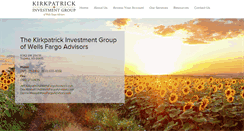 Desktop Screenshot of kirkpatrickinvestmentgroup.com