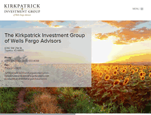Tablet Screenshot of kirkpatrickinvestmentgroup.com